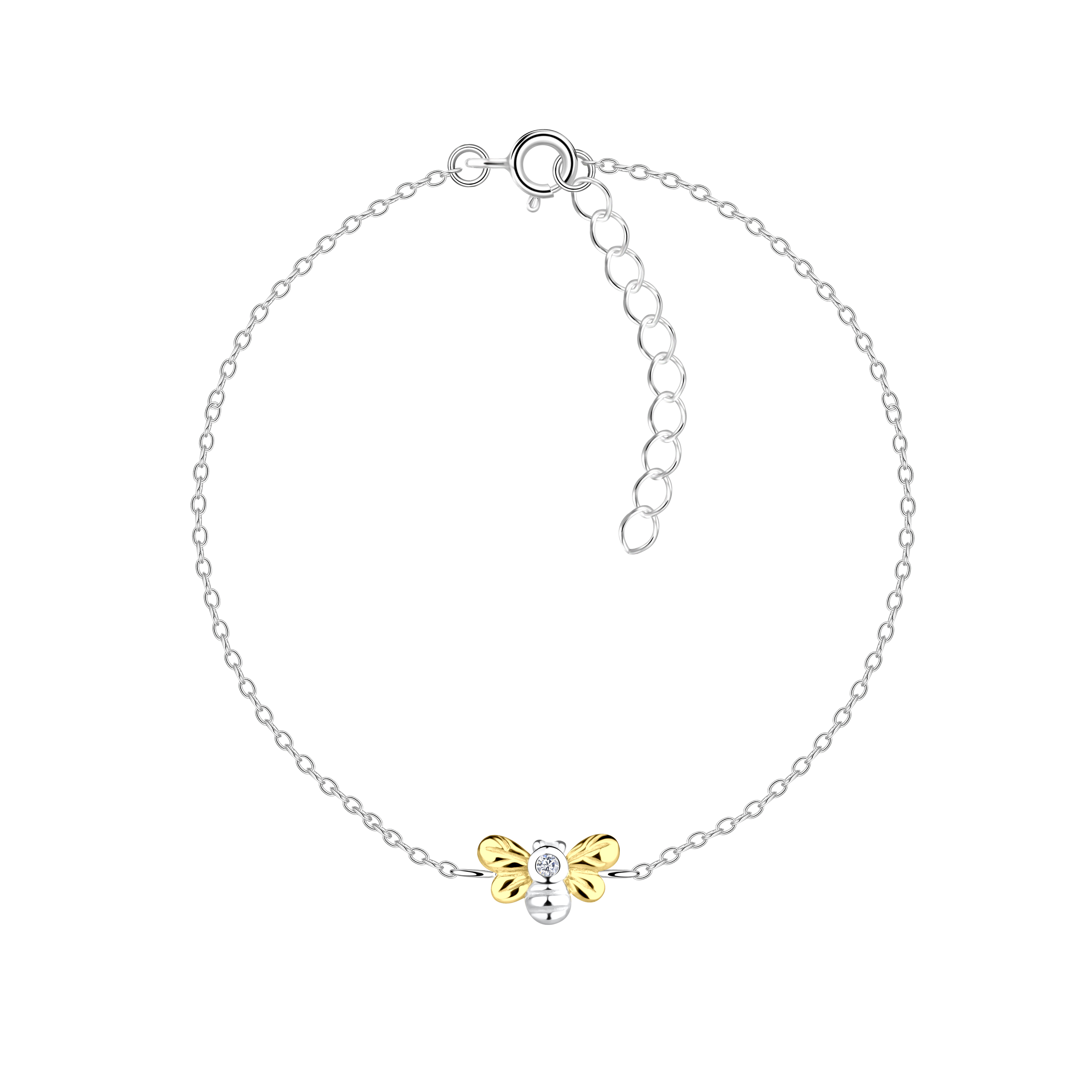 Bracelet plaqué or abeille - FR16447