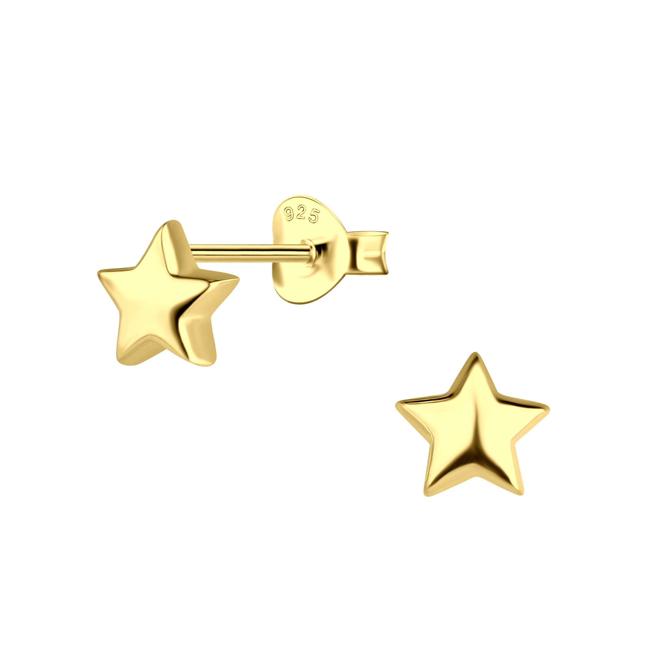 Clous d'oreilles étoile plaqué or - FR19475